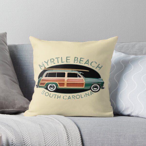 South Carolina Throw Pillow Multicolor Myrtle Beach SC Vacation and Beach Gear Myrtle Beach Golf 18x18 South Carolina Throw Pillow Multicolor Myrtle Beach SC Vacation and Beach Gear Myrtle Beach Golf 18x18