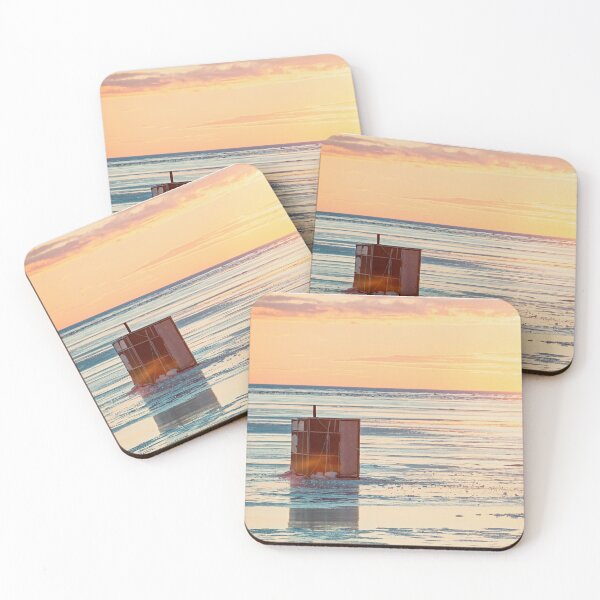 Item preview, Ice Fishing at Sunset designed and sold by onepony.