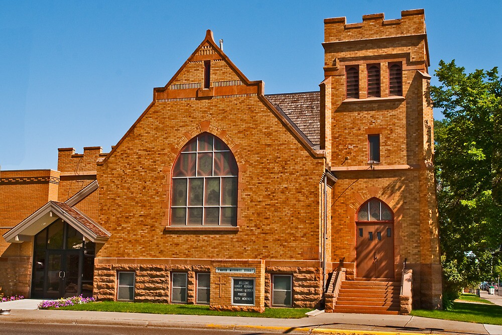 "Glendive, Montana, First United Methodist Church" by Bryan D. Spellman