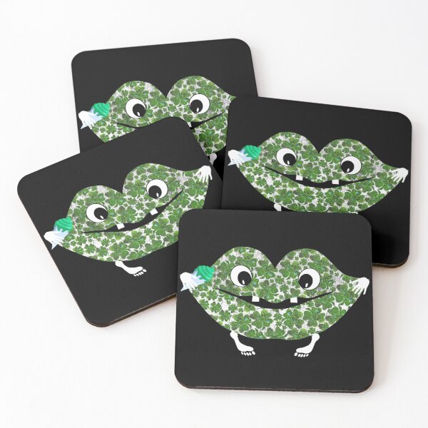 Item preview, Green Clover Lips Monster - Funny Shamrock St. Patrick's Day  Gift designed and sold by r-silver.