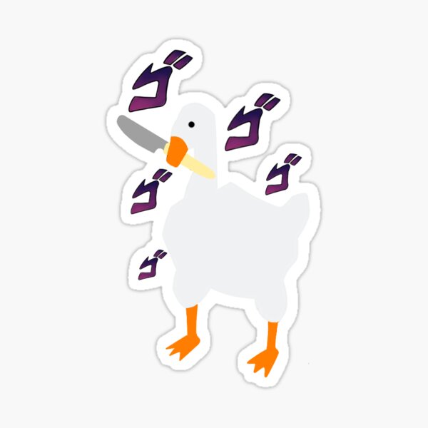 Menacing Untitled Goose Sticker