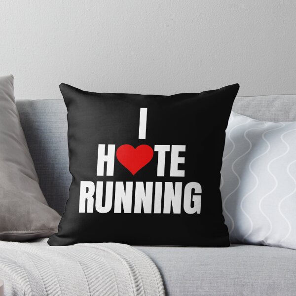 Item preview, I Hate Running Heart Shirt Jogging Marathon 4k Cardio Funny Gym Shirts designed and sold by dgavisuals.