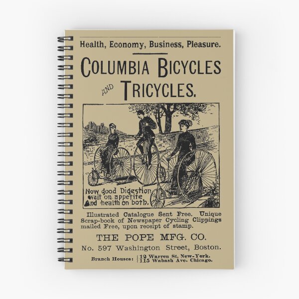 Item preview, Vintage Cycling Bicycles Tricyles 1886 designed and sold by SportsT-Shirts.