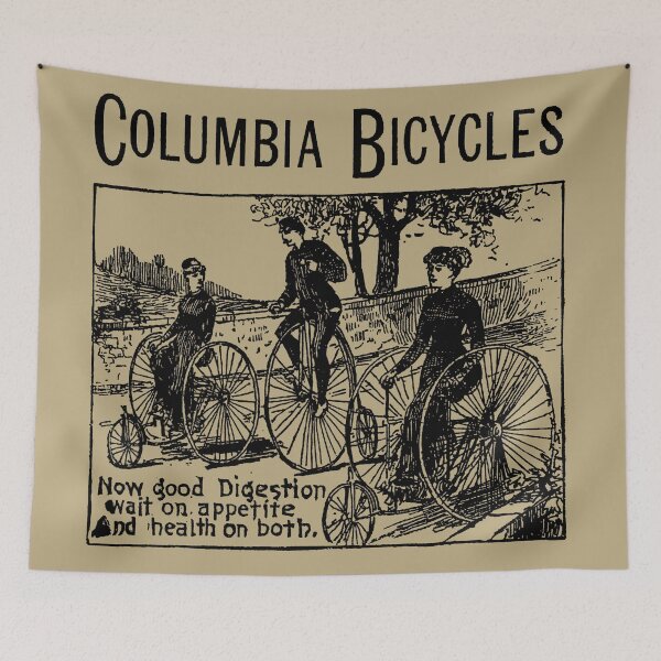 Item preview, Vintage Cycling Bicycles Tricyles 1886 designed and sold by SportsT-Shirts.