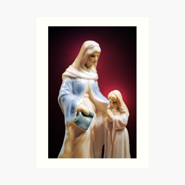 Mama, Teach Me to Read Art Print