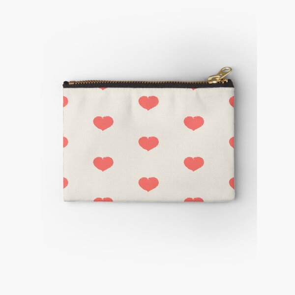 Item preview, Cute little hearts pattern - blush and off white designed and sold by BrankaPD.