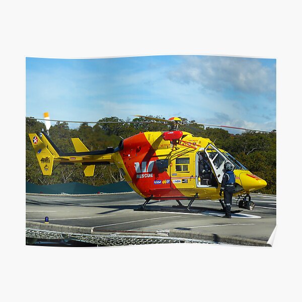 Westpac Rescue Helicopter, NSW Poster
