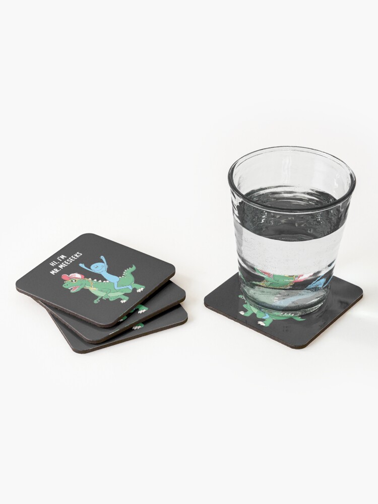 Alternate view of Rick and Morty Mr Meeseeks Riding Dinosaur Coasters (Set of 4)