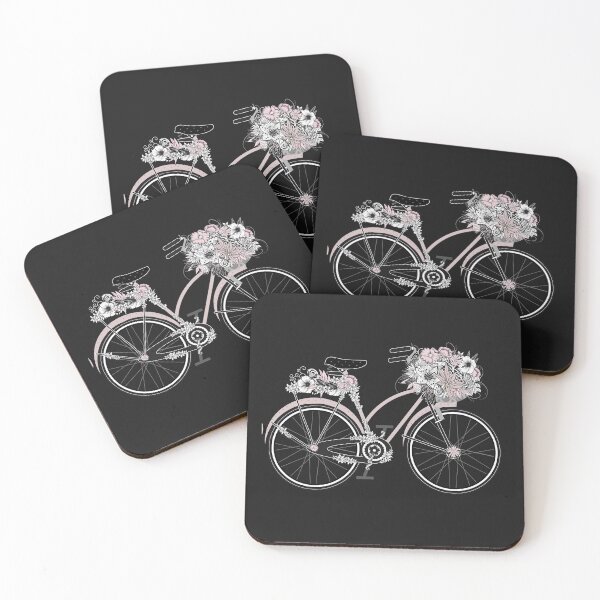 Item preview, nostalgic bike with lush floral decoration designed and sold by Kisho.