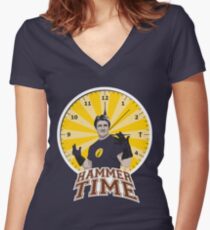 Hammer Time Women's Fitted V-Neck T-Shirt