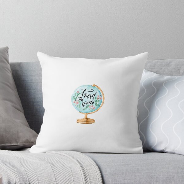 Item preview, Travel the World globe design designed and sold by stickerdesignss.
