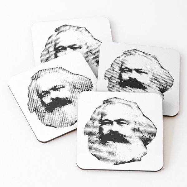 Item preview, Marx Stylised Sticker designed and sold by RadicalPrintsByCas.