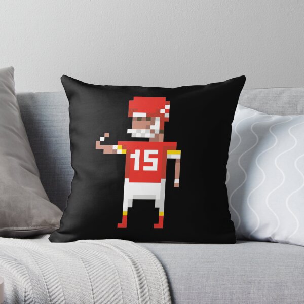 KC Chiefs: Pixel Pat Throw Pillow