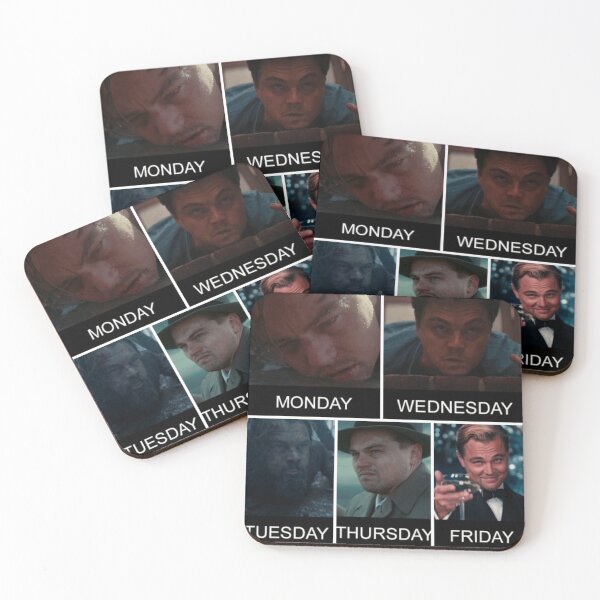 Item preview, MEME OF THE DAYS OF THE WEEK ACCORDING TO LEONARDO DICAPRIO. designed and sold by Shei86.