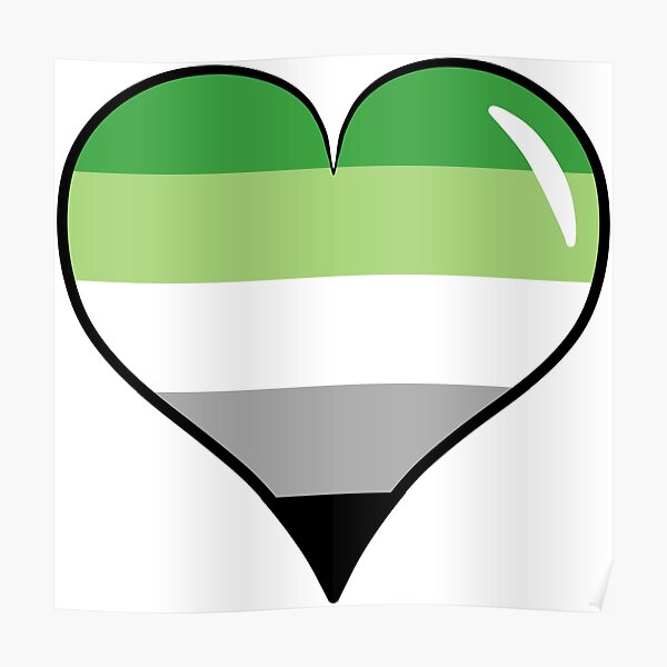 Aromantic Heart Poster