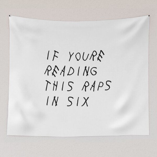 Item preview, If You're Reading This Raps In 6 designed and sold by ZMC Designs.