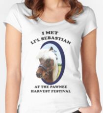 Lil Sebastian Tailliertes Rundhals-Shirt