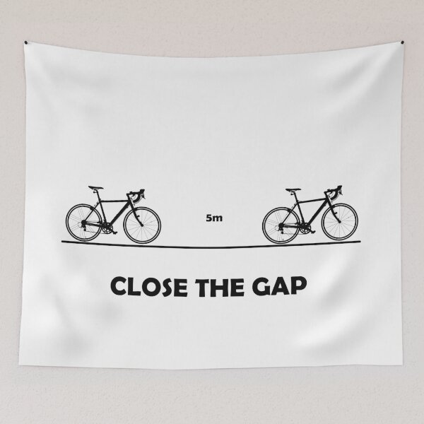 Item preview, Close the gap black designed and sold by cycleexplorers.