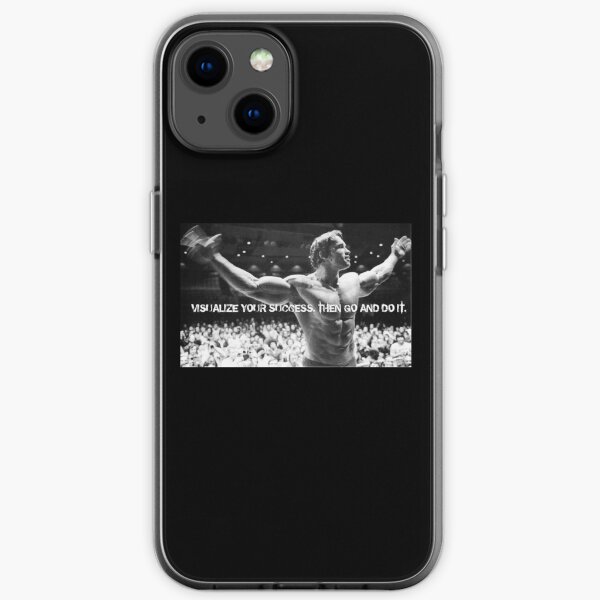 Arnold Schwarzenegger Visualisieren Sie Ihren Erfolg und machen Sie es! iPhone Flexible Hülle
