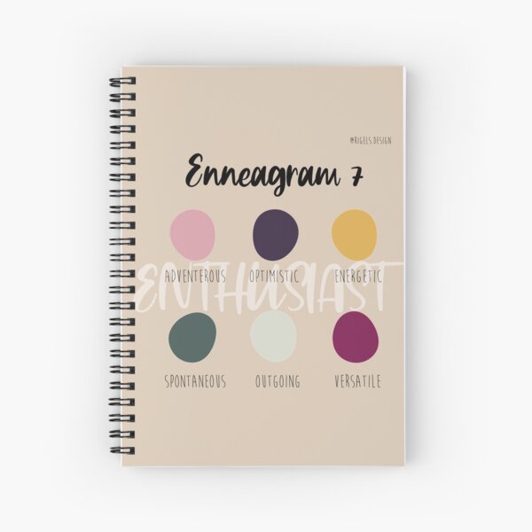 Enneagram 7 Spiral Notebook