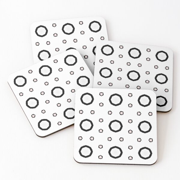 Item preview, Black and White Shapes designed and sold by Poetic Patterns Studio.