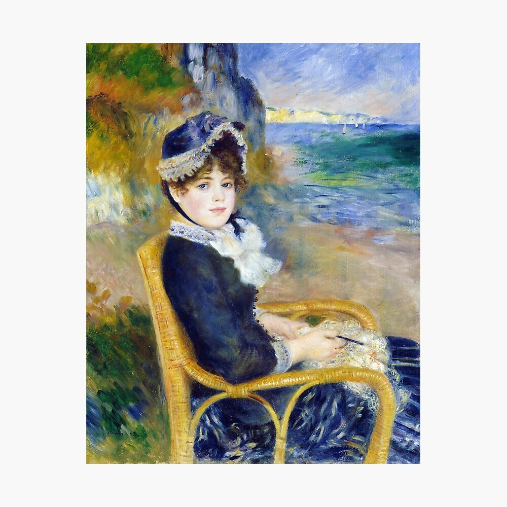 Poster 30 x 40 cm Nouveau Poster Reproduction Haut de Gamme by The Seashore de Pierre-Auguste Renoir