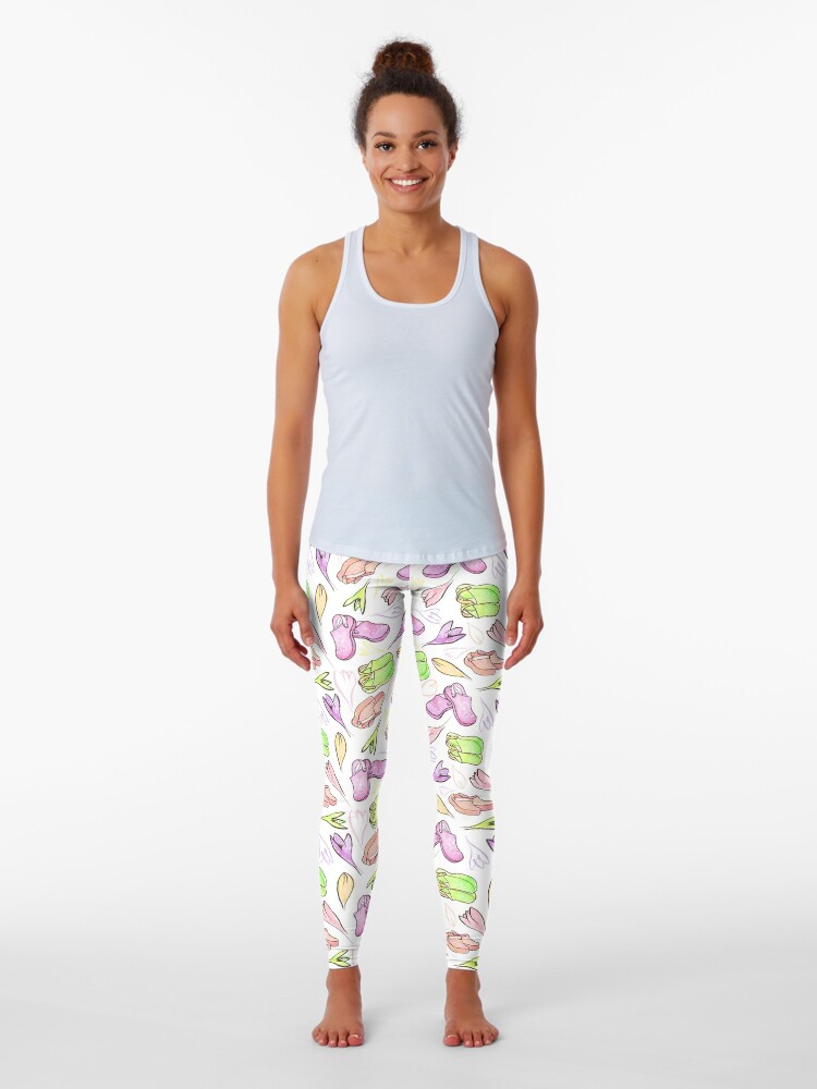 Pastel Flowers Leggings