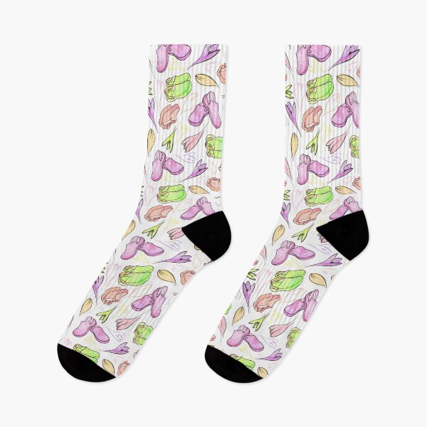 Item preview, Crocs and Crocus watercolor illustration designed and sold by Marlene Wagenhofer.