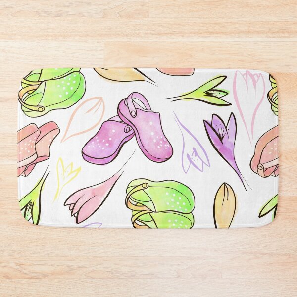 Item preview, Crocs and Crocus watercolor illustration designed and sold by Marlene Wagenhofer.