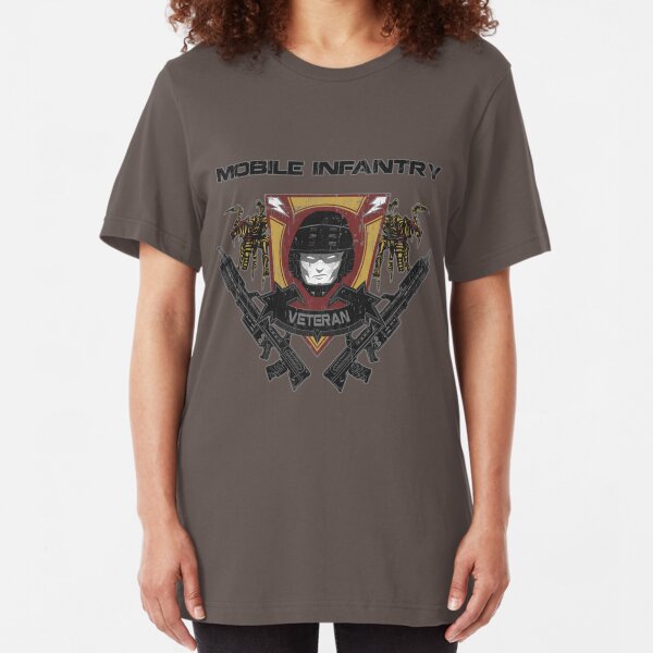 Veteran's Badge- Starship Troopers Slim Fit T-Shirt