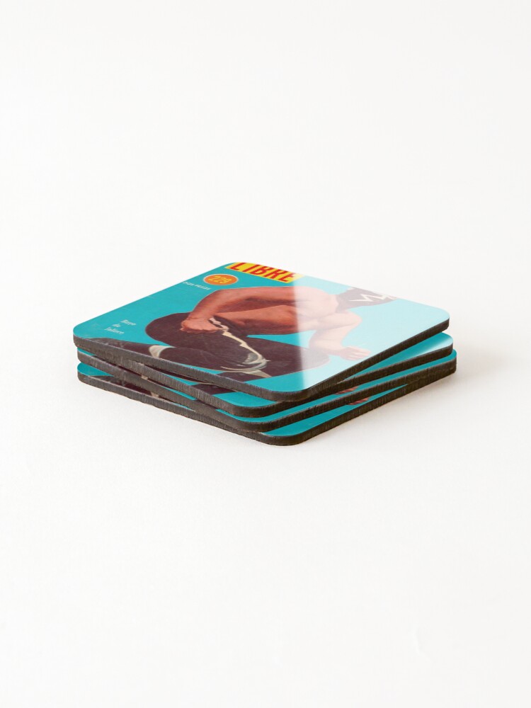 Thumbnail 4 of 5, Coasters (Set of 4), Lucha Libre!!! designed and sold by Rasslintees.