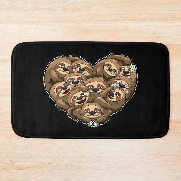 Item preview, Heart Full Of Sloths - Laziness Lover designed and sold by anziehend.