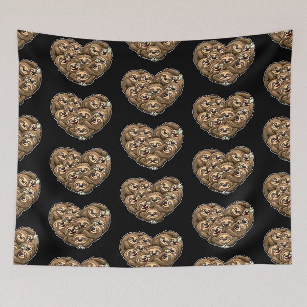 Item preview, Heart Full Of Sloths - Laziness Lover designed and sold by anziehend.
