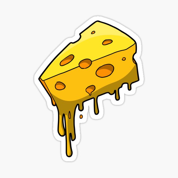 Melting Cheese Sticker