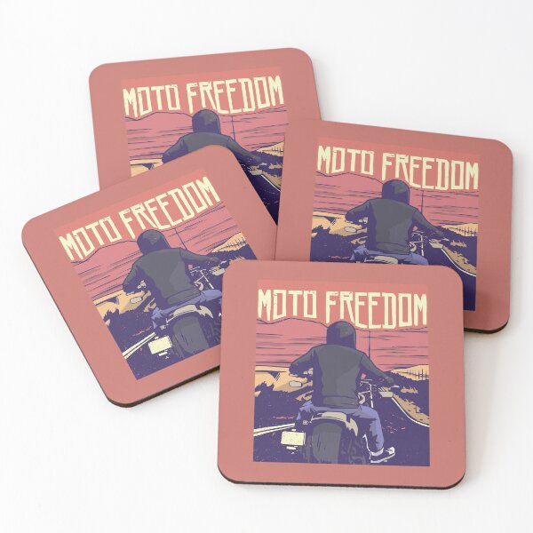 Item preview, Moto Freedom Sunset designed and sold by HiFiTees.