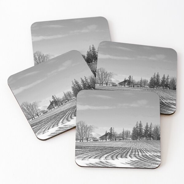 Item preview, Winter Farm Black And White designed and sold by Deb Oppermann.