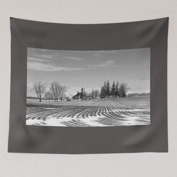 Item preview, Winter Farm Black And White designed and sold by Deb Oppermann.