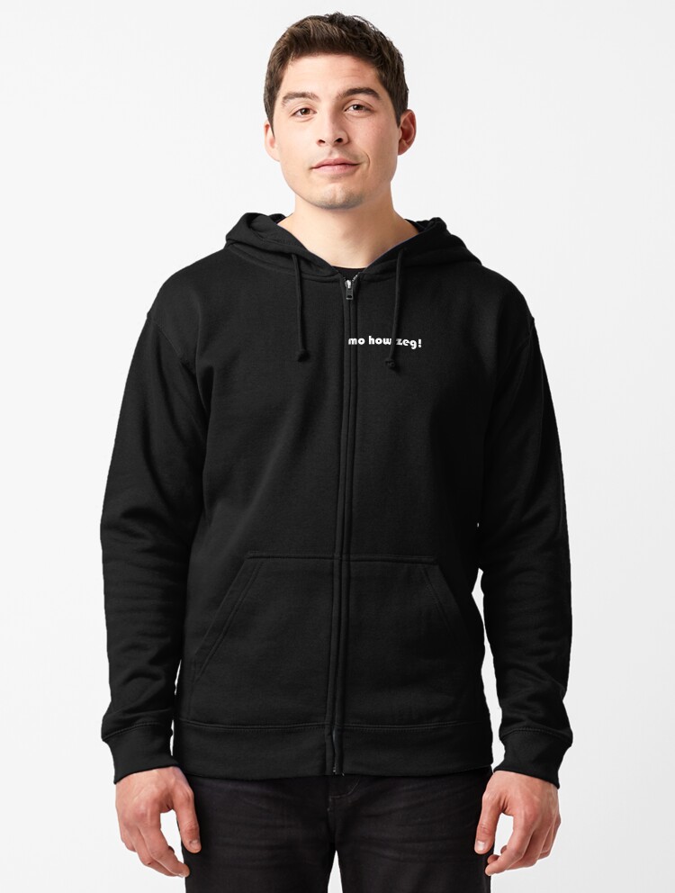 Mo How Zeg West Vlaams Zipped Hoodie By Peter Cyclist Redbubble