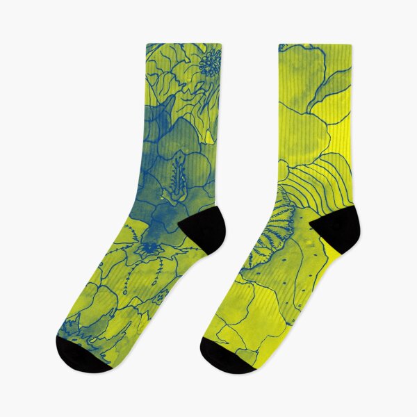 Item preview, Floral Contour 3/10 Print Yellow  designed and sold by BlazerDesigns.