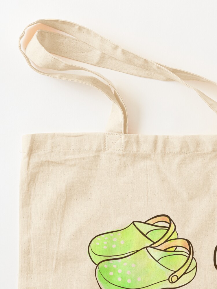Alternate view of Crocs and Crocus watercolor illustration Tote Bag