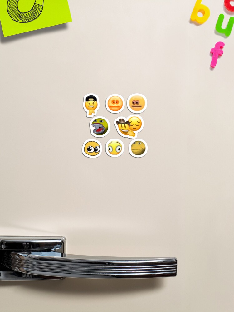 Cursed Emojis Sticker for Sale by gsill