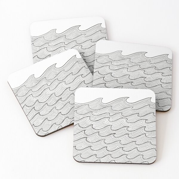 Item preview, Waves pattern  designed and sold by DesignTreasure.