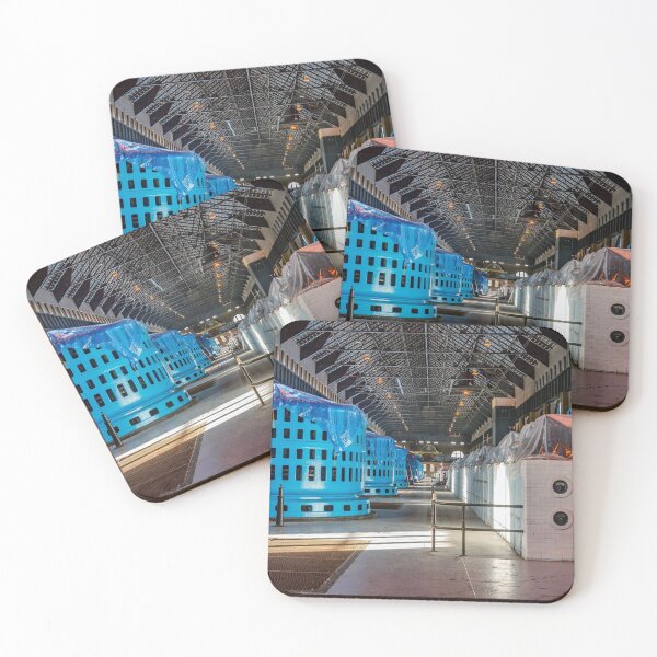 Item preview, Blue Generators on Turbine Floor, Rankine Power Station designed and sold by Kendall Anderson.