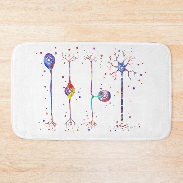 Item preview, Four types of neurons designed and sold by Rosaliartbook.