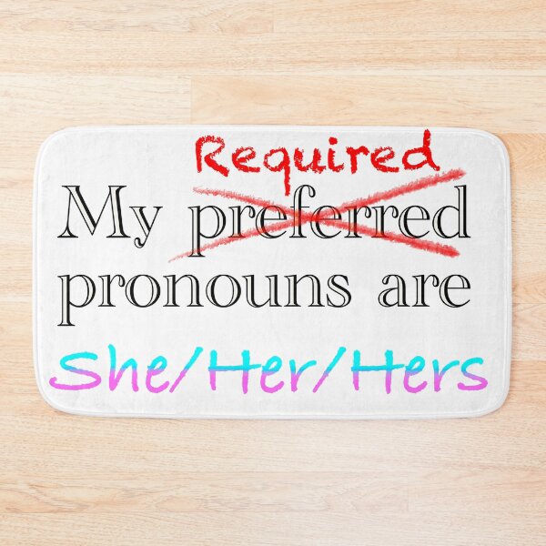 Item preview, Required Pronouns (She) designed and sold by DoubleSidedStar.