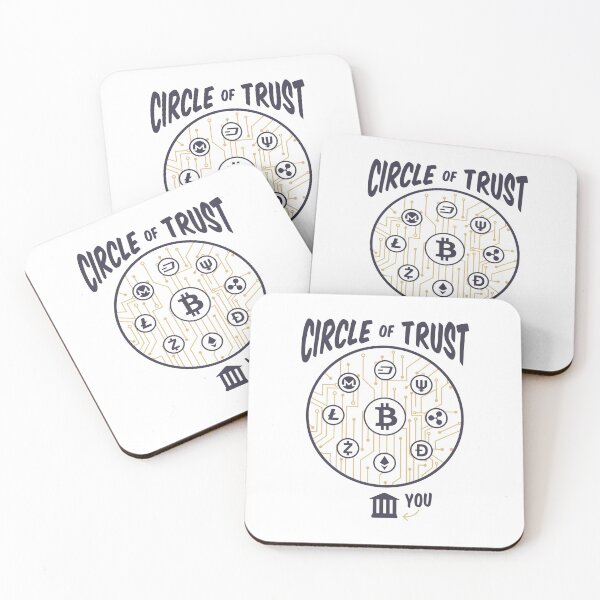 Item preview, Circle of trust Bitcoin Altcoin cryptocurrency designed and sold by Dibbelchen.