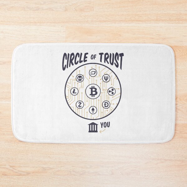 Item preview, Circle of trust Bitcoin Altcoin cryptocurrency designed and sold by Dibbelchen.