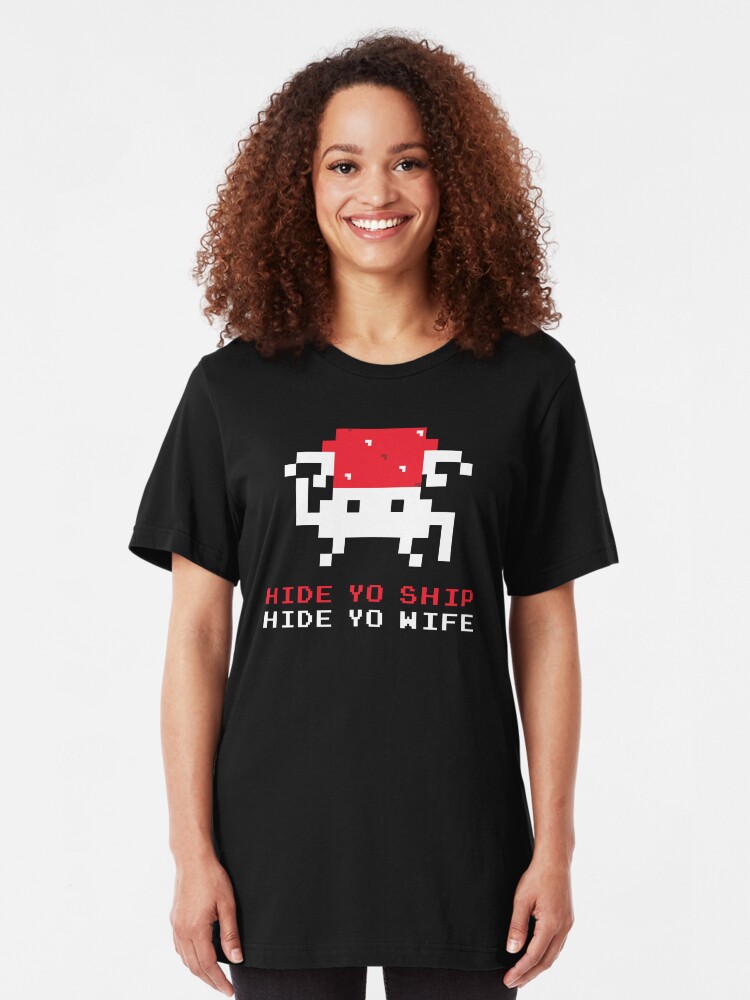 Alternate view of Space Intruders Slim Fit T-Shirt