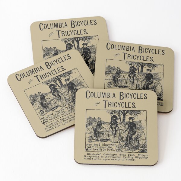 Item preview, Vintage Cycling Bicycles Tricyles 1886 designed and sold by SportsT-Shirts.