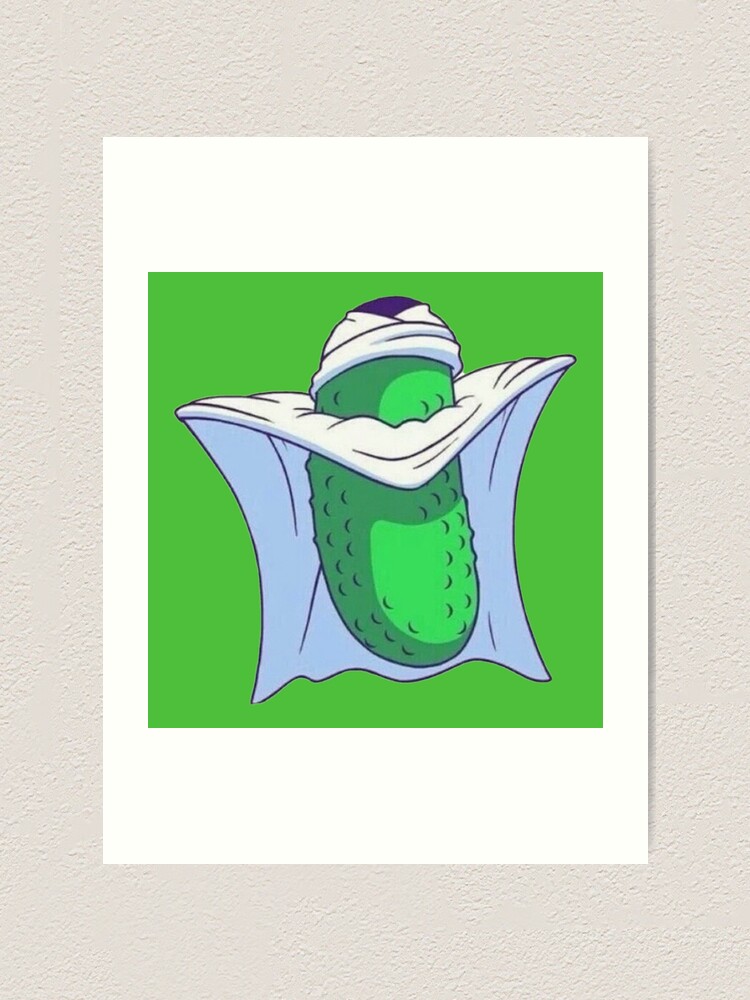 Piccolo Pickle Dragon Ball Z Art Print By Marketeam Redbubble